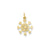Snowflake Charm in 14k Gold