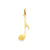 Musical Note Charm in 14k Gold