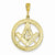 14k Gold Large Masonic Pendant, Pendants for Necklace