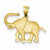 14k Gold Elephant pendant, Delightful Pendants for Necklace