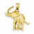 14k Gold Elephant Pendant, Pendants for Necklace