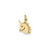 Unicorn Charm in 14k Gold
