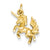 14k Gold Dancing Unicorn Charm hide-image