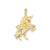 Unicorn Charm in 14k Gold