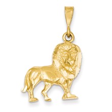 14k Gold Lion Charm hide-image