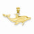 14k Gold Dolphin Pendant, Dazzling Pendants for Necklace