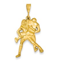 14k Gold Wrestling Charm hide-image