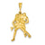 14k Gold Wrestling Charm hide-image