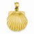 14k Gold Seashell pendant, Lovely Pendants for Necklace