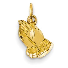 14k Gold Praying Hands Charm hide-image