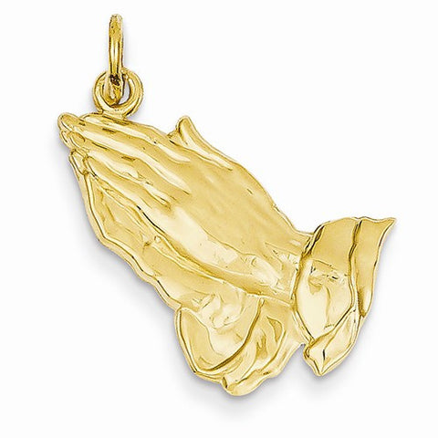 14k Gold Praying Hands pendant, Alluring Pendants for Necklace