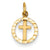 14k Gold Eternal Life Cross Charm hide-image