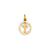 Eternal Life Cross Charm in 14k Gold