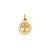 Eternal Life Cross Charm in 14k Gold