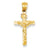 14k Gold INRI Crucifix Charm hide-image