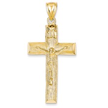 14k Gold Crucifix Charm hide-image