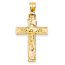 14k Gold Crucifix Charm hide-image