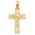 14k Gold Crucifix Charm hide-image
