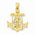 14k Gold Mariners Cross pendant, Alluring Pendants for Necklace