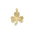 Filigree Shamrock Charm in 14k Gold