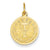 14k Gold Satin & Polished Communion Charm hide-image