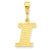 14k Gold Initial I Charm hide-image