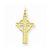 14k Gold Celtic Cross Pendant, Fine Pendants for Necklace