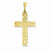 14k Gold Nugget Style Cross pendant, Gorgeous Pendants for Necklace
