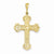 14k Gold Budded Cross pendant, Classy Pendants for Necklace