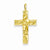 14k Gold Nugget Cross Pendant, Pendants for Necklace