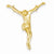 14k Gold Corpus pendant, Appealing Pendants for Necklace