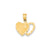 Heart Charm in 14k Gold