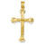 14k Gold Crucifix Charm hide-image