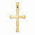 14k Gold Diamond -Cut Cross Pendant, Pendants for Necklace