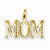 14k Gold Mom Charm hide-image