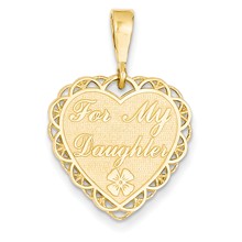 14k Gold For My Daughter Charm hide-image