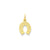Horseshoe Charm in 14k Gold