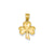 Shamrock Charm in 14k Gold