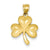 14k Gold Shamrock Charm hide-image