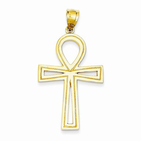 14k Gold Ankh Cross pendant, Lovely Pendants for Necklace