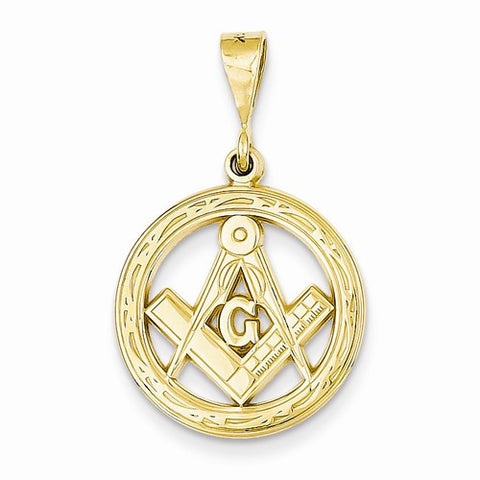 14k Gold Masonic Pendant, Pendants for Necklace
