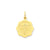 Registered Nurse Disc Charm in 14k Gold