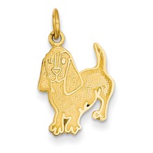 14k Gold Dog Charm hide-image