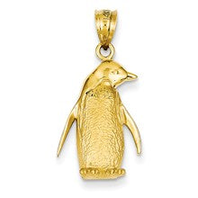 14k Gold Penguin Charm hide-image