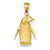 14k Gold Penguin Charm hide-image