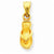 14k Gold Sandal Pendant, Pendants for Necklace