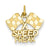 14k Gold Racing Flags with Speed Freak Charm hide-image