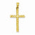 14k Gold Satin & Diamond -Cut Cross pendant, Lovely Pendants for Necklace
