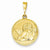 14k Gold Polished & Satin Angel pendant, Classy Pendants for Necklace