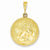 14k Gold Polished & Satin Angel pendant, Alluring Pendants for Necklace